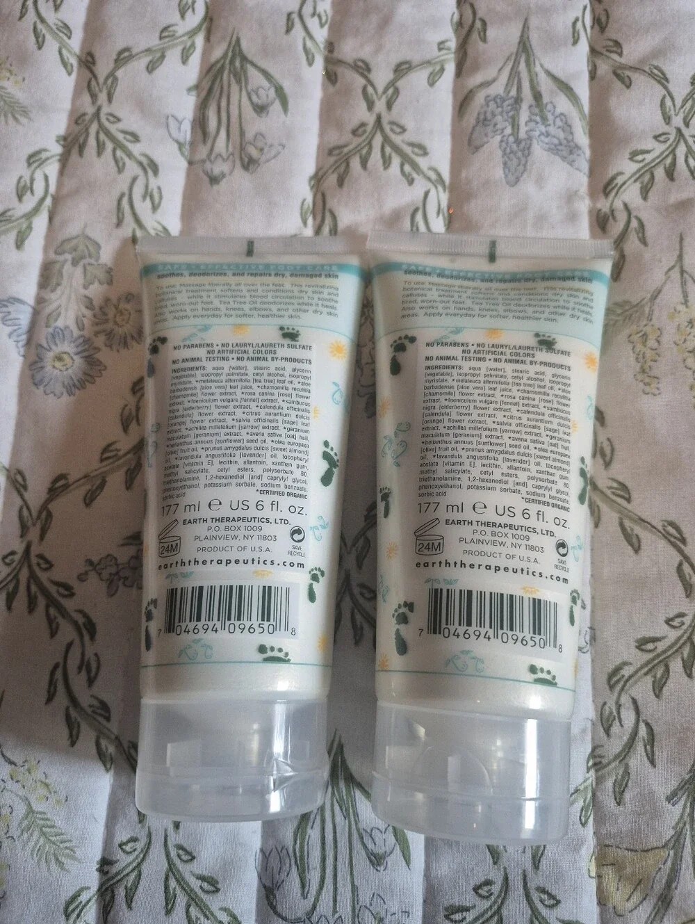 Tea Tree Oil Foot Repair Balm - White -